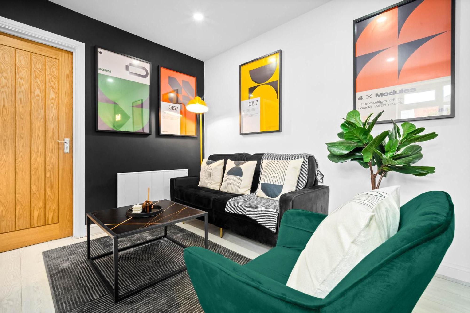 Luxury 3 Bedroom Apartment - Terrace - Near City Centre - Wifi - Smart Tv 1Mr Birmingam Exterior foto